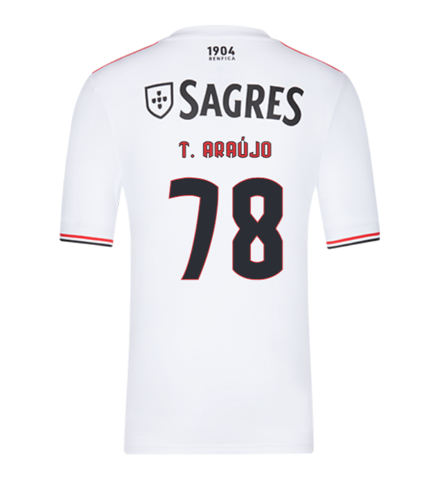 2021/22 Benfica Away Kit Soccer Jersey with T. Araújo 78 printing